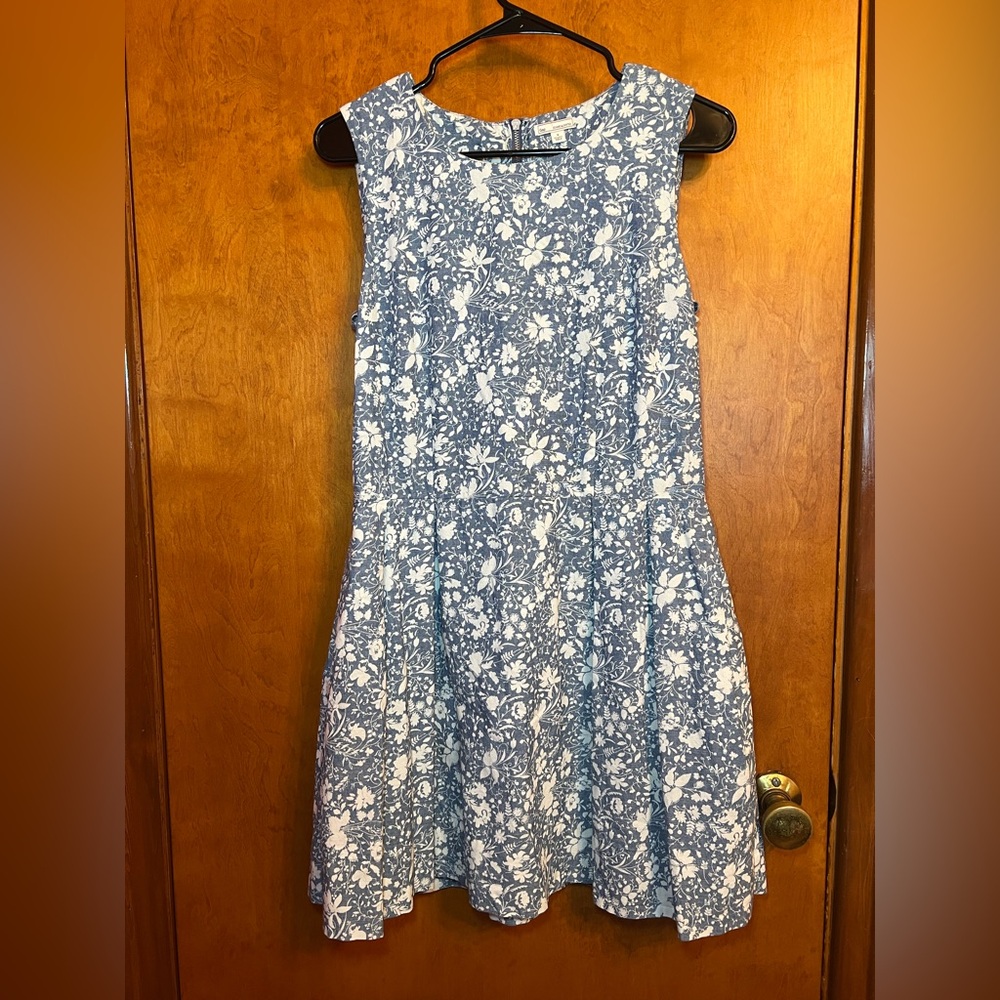 GAP Blue and White Floral Dress